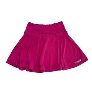 Rosa Cha P Skirt Hot Pink Vintage Mini Skirt Y2K Stretch Womens Petite P